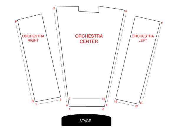 Southwest Arts Center Seating Chart