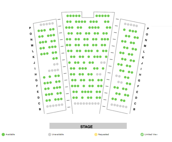 Southwest Arts Center: Seating Chart with Pods