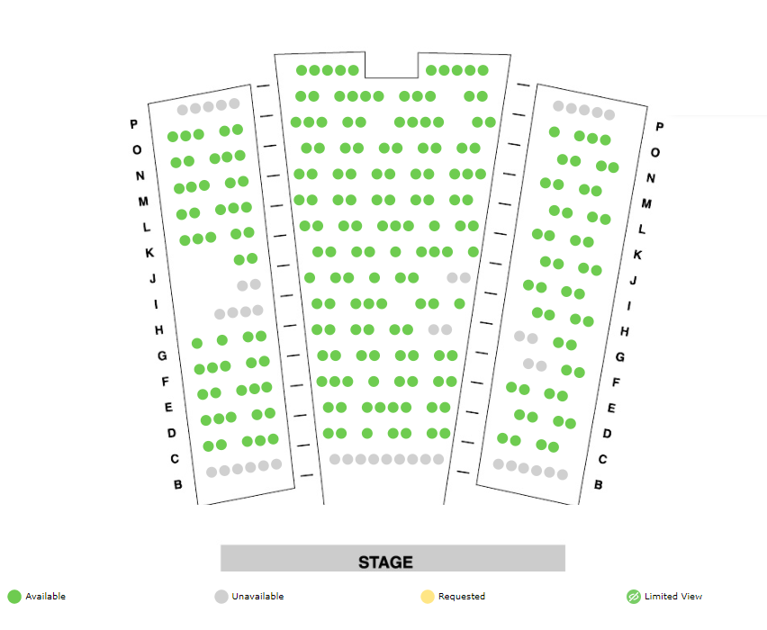 Southern Theater Seating Chart