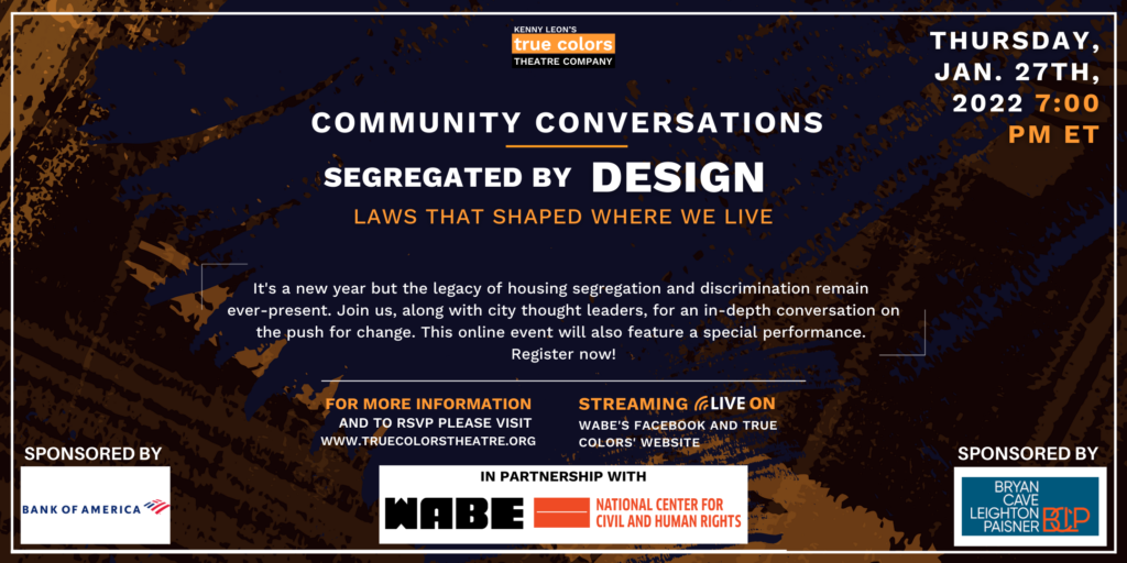 Segregated by Design: True Colors Theatre Community Conversation
